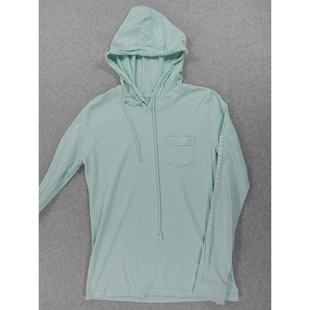 Vineyard Vines Classic Whale Long Sleeve Hoodie Pocket‎ Tee (Women's X-Small)
